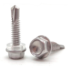 China wholesale Metal self drilling roofing screw with washer rubber For Wood 2-12 mm